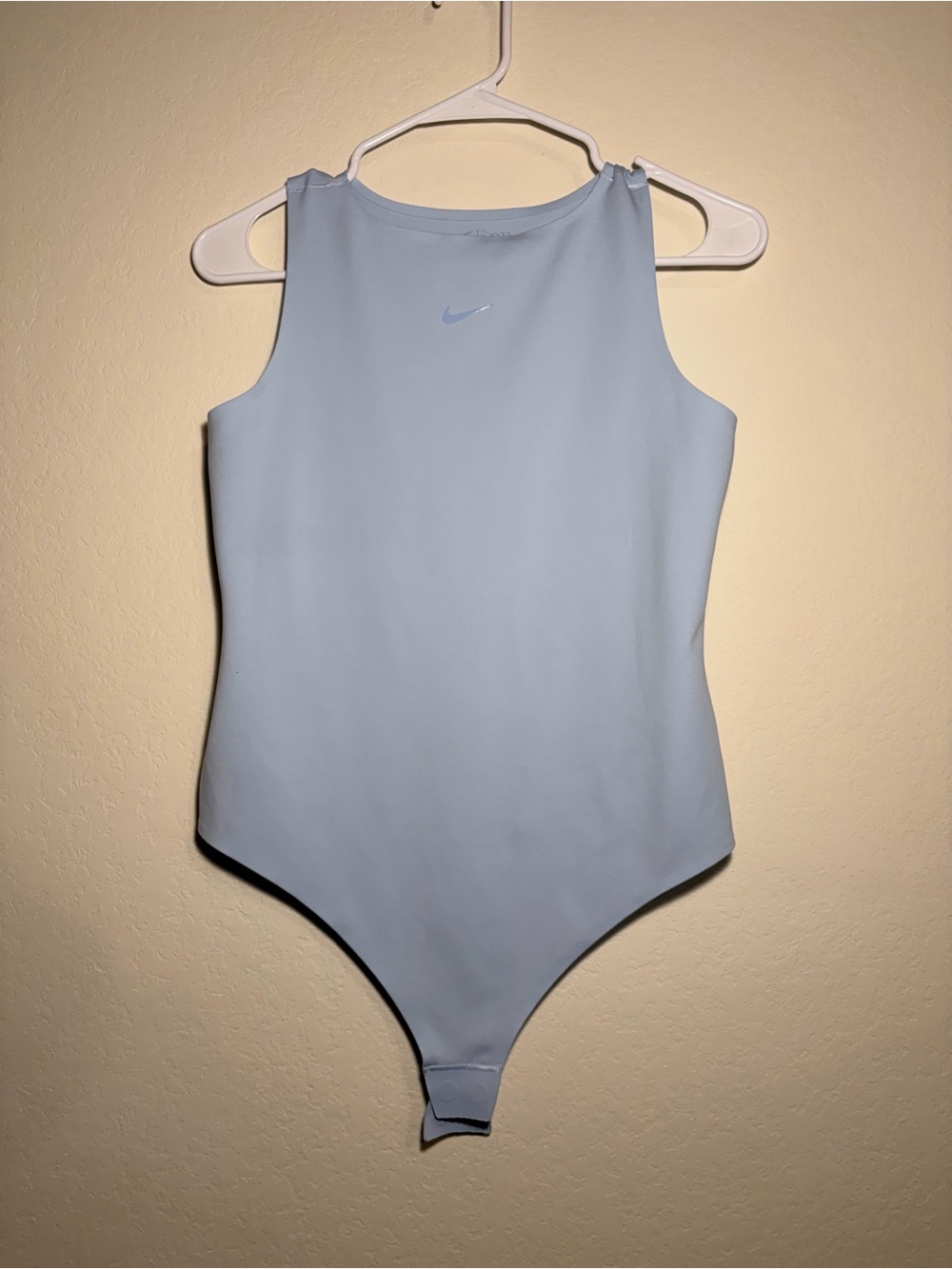 Nike Light Blue High-Neck Bodysuit